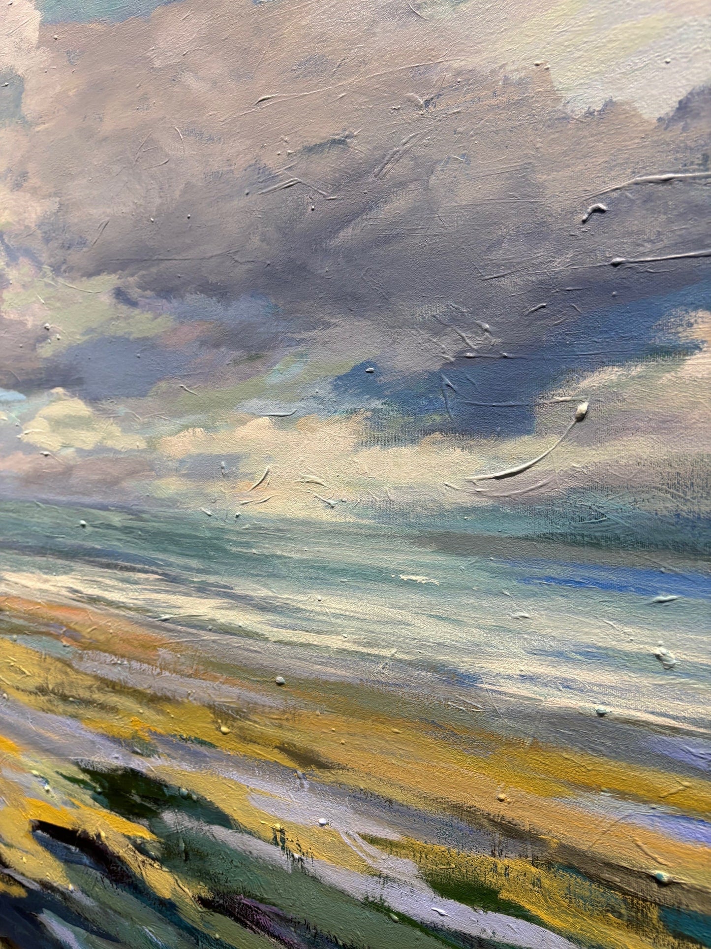 Jennifer Harwood painting Exhale Art Works Gallery