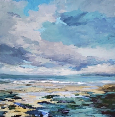 Jennifer Harwood painting Exhale Art Works Gallery