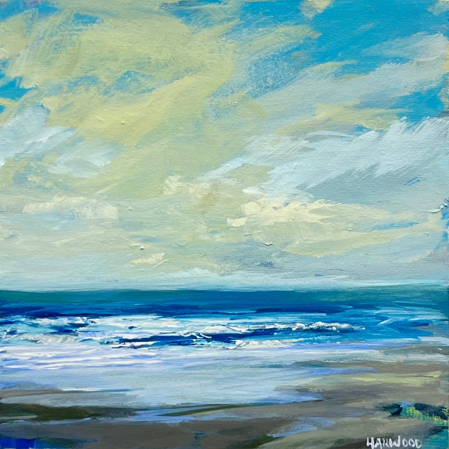 Jennifer Harwood painting Warm Breeze Art Works Gallery