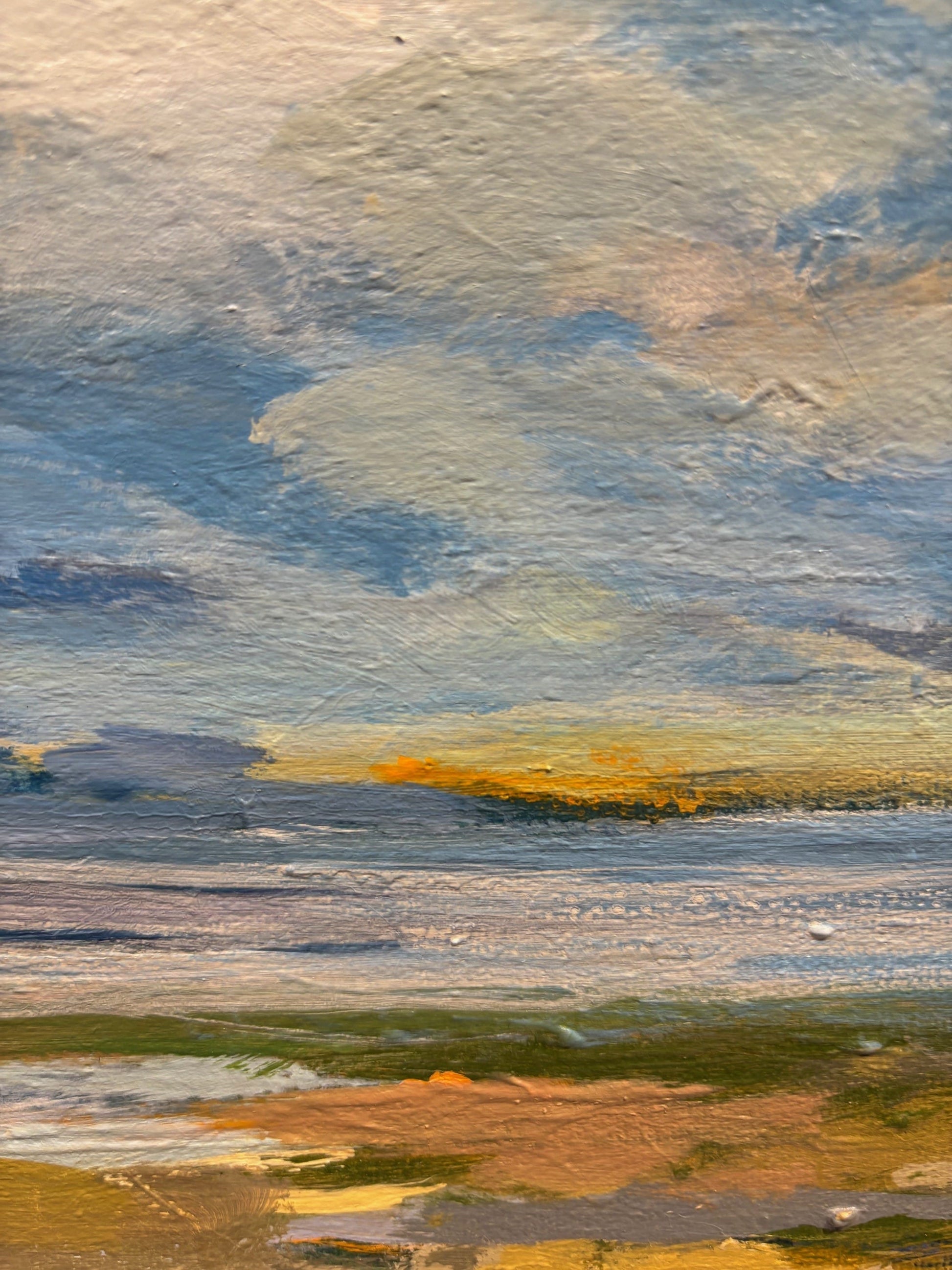 Jennifer Harwood painting Warm Sand Cool Breeze Art Works Gallery