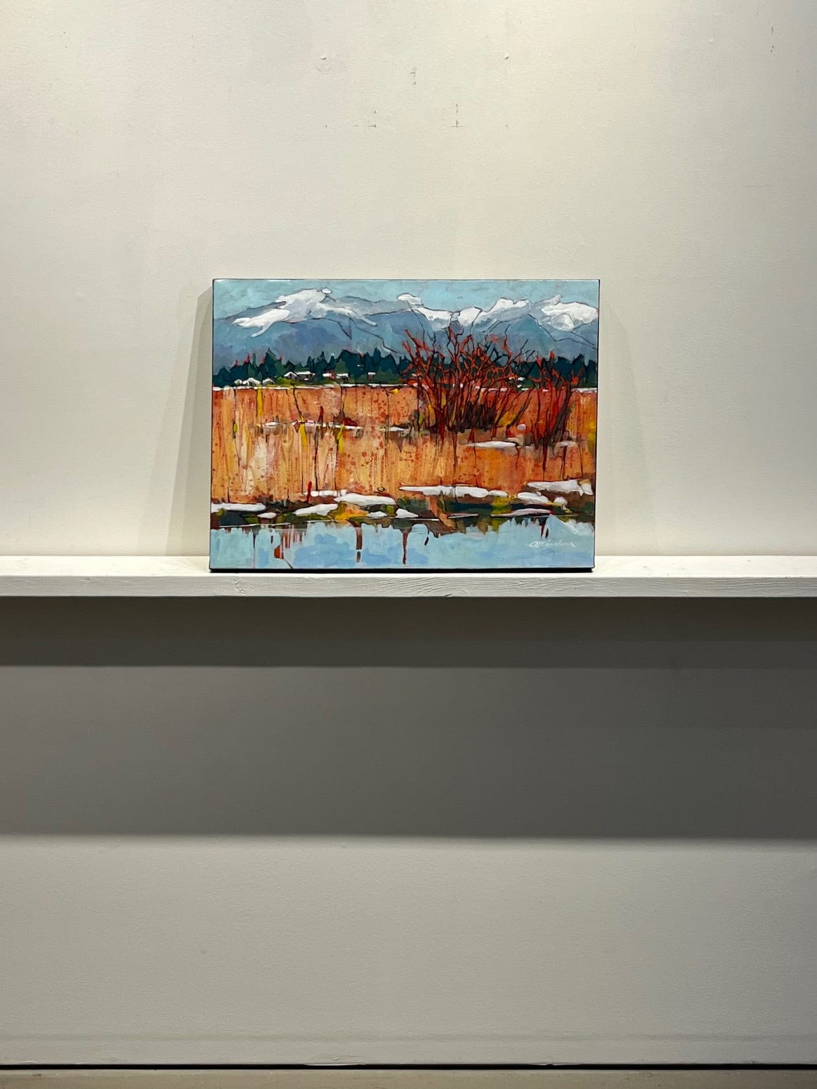 Joyce Kamikura painting A View From Garry Point Art Works Gallery