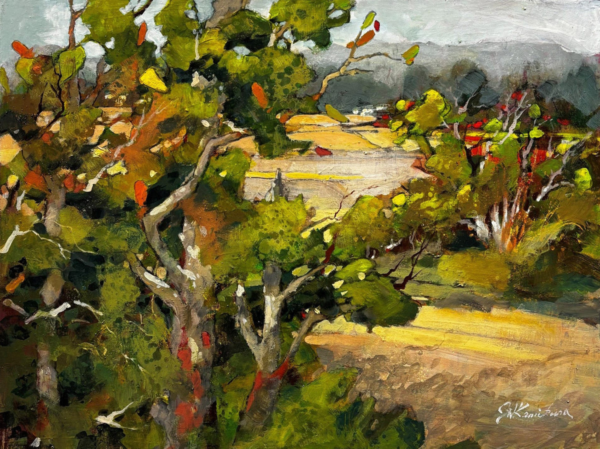 Joyce Kamikura painting Delta Art Works Gallery