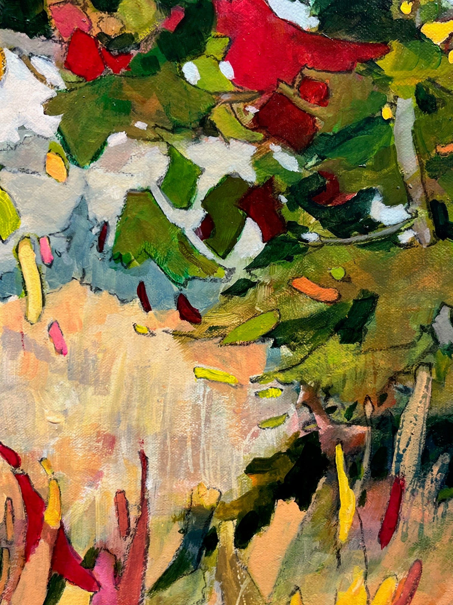 Joyce Kamikura painting Euphoric Tree Art Works Gallery