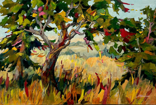 Joyce Kamikura painting Euphoric Tree Art Works Gallery