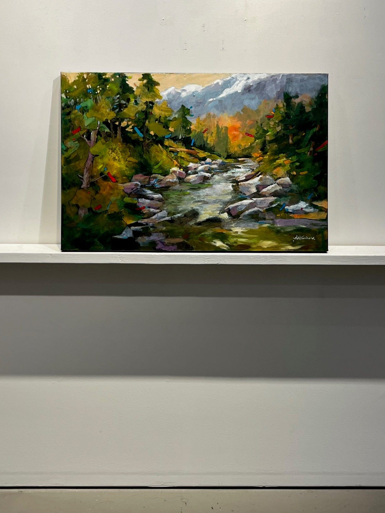 Joyce Kamikura painting Gently Flowing Art Works Gallery