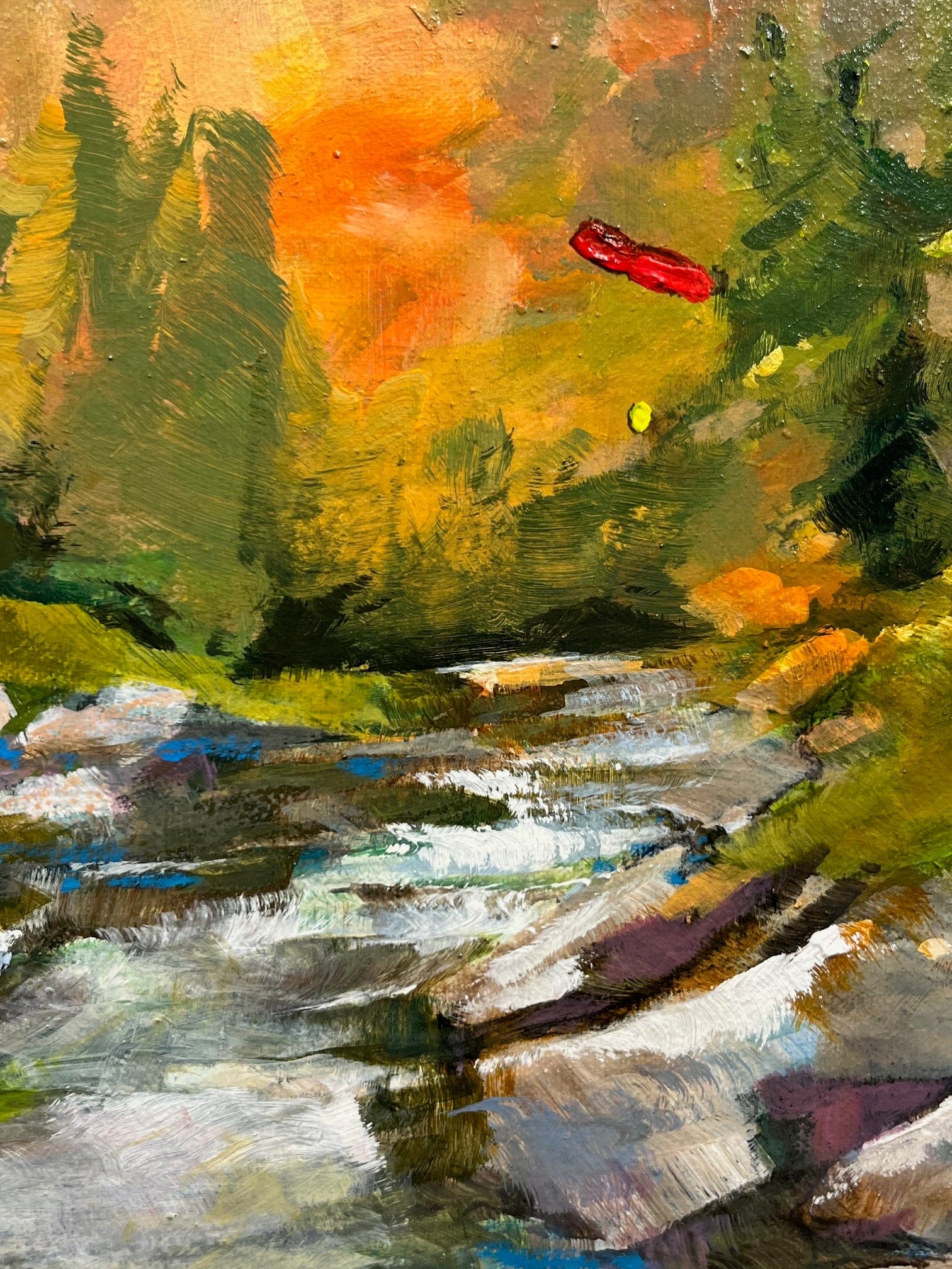 Joyce Kamikura painting Gently Flowing Art Works Gallery