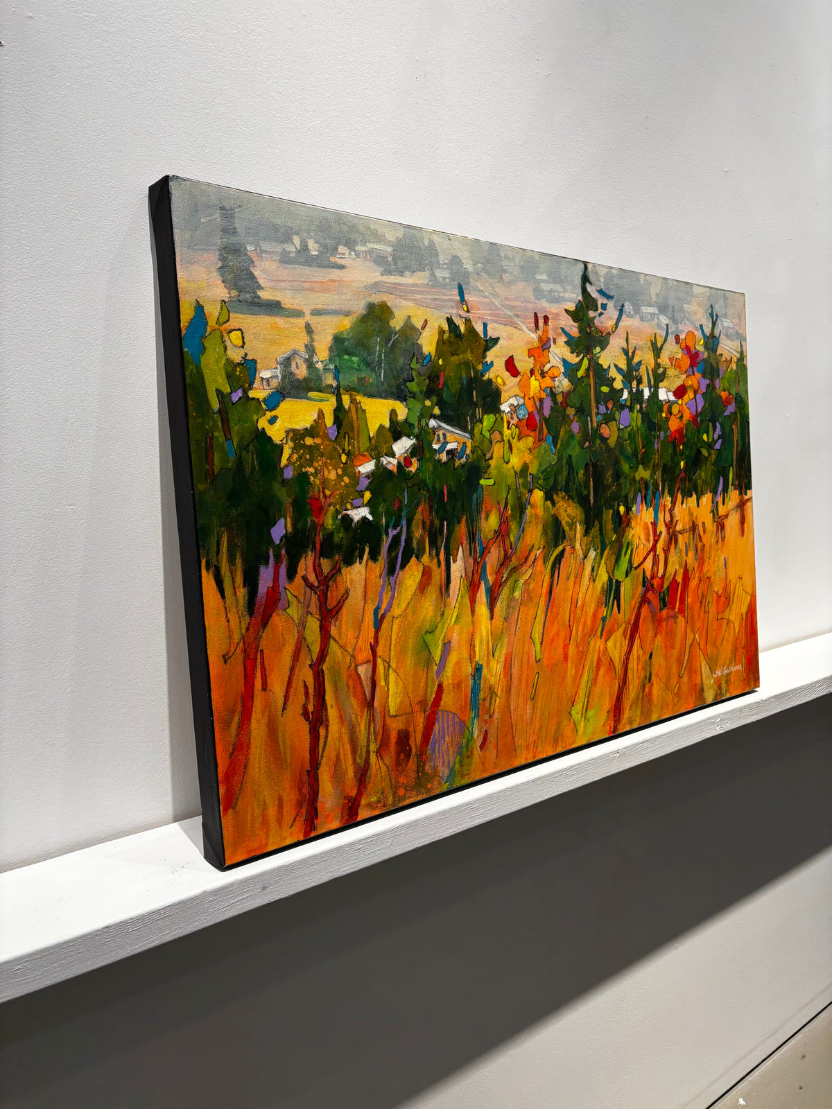 Joyce Kamikura painting Grand Forks Art Works Gallery
