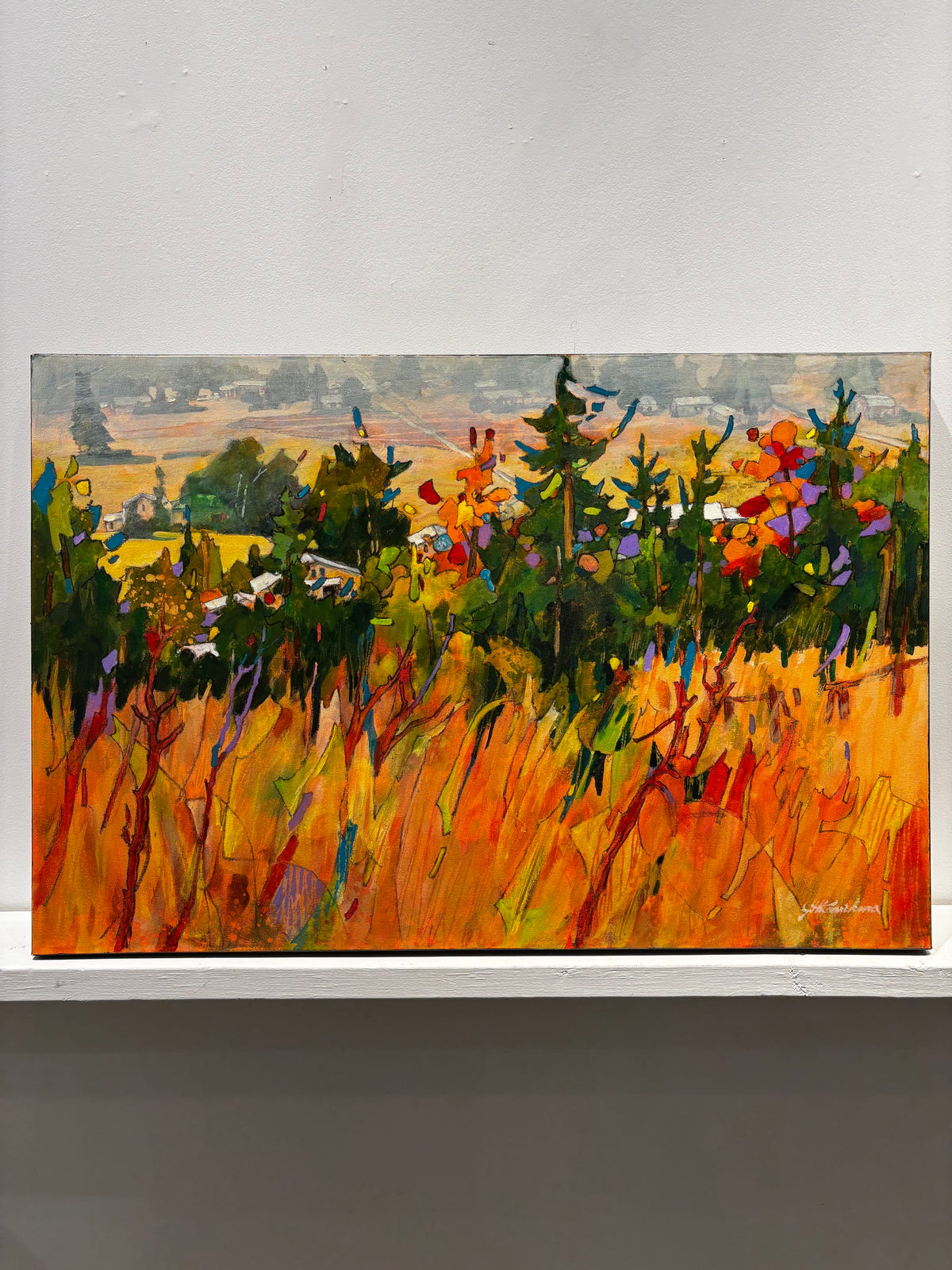 Joyce Kamikura painting Grand Forks Art Works Gallery