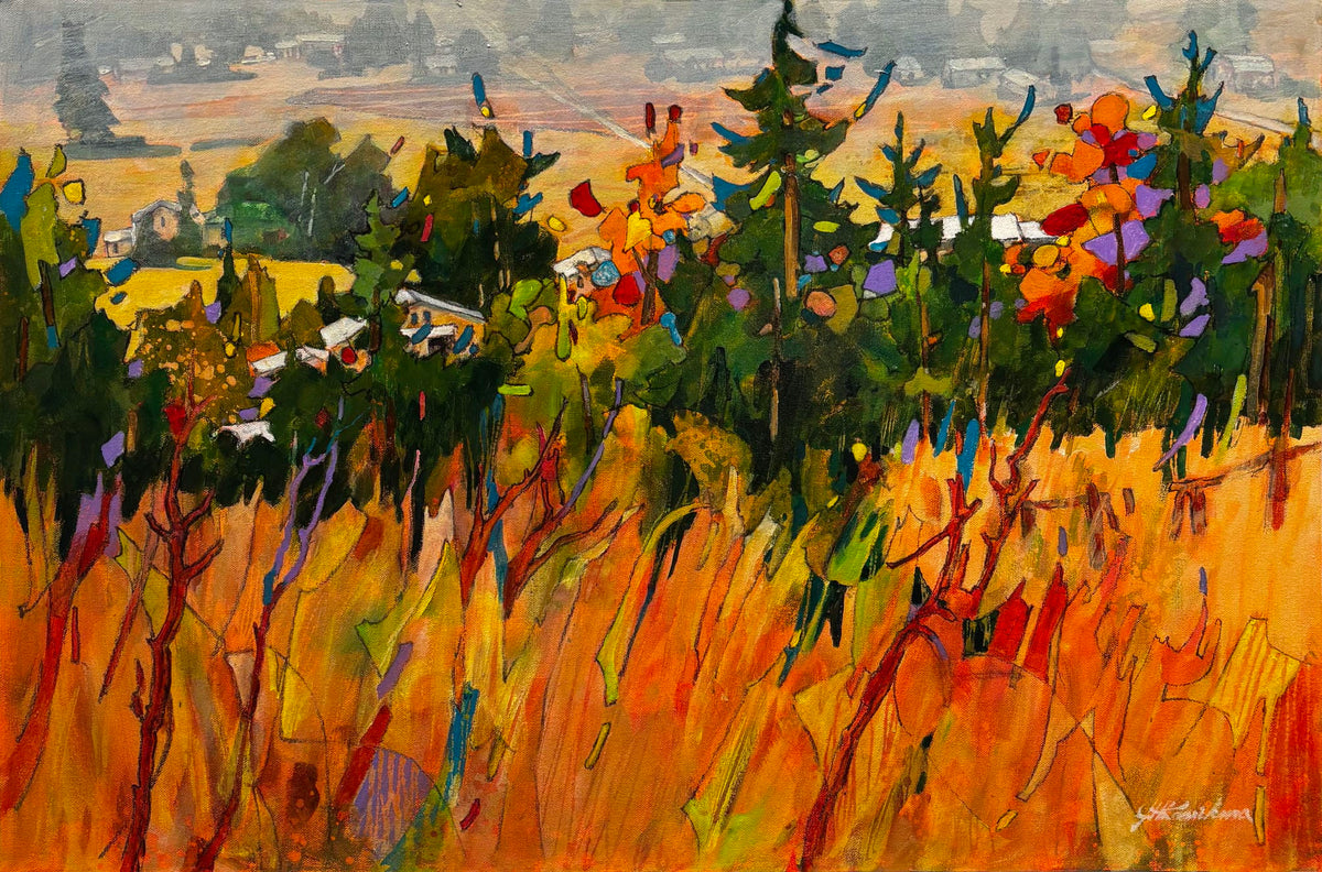 Joyce Kamikura painting Grand Forks Art Works Gallery