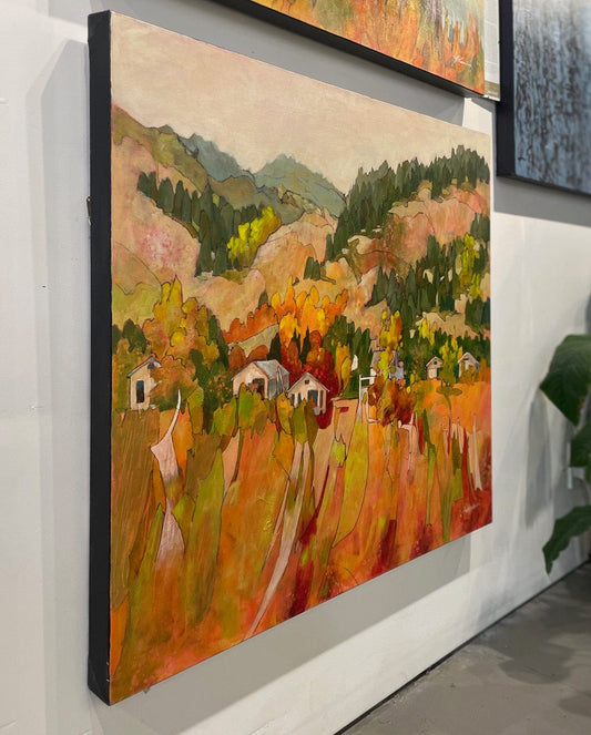 Joyce Kamikura painting In the Valley Art Works Gallery
