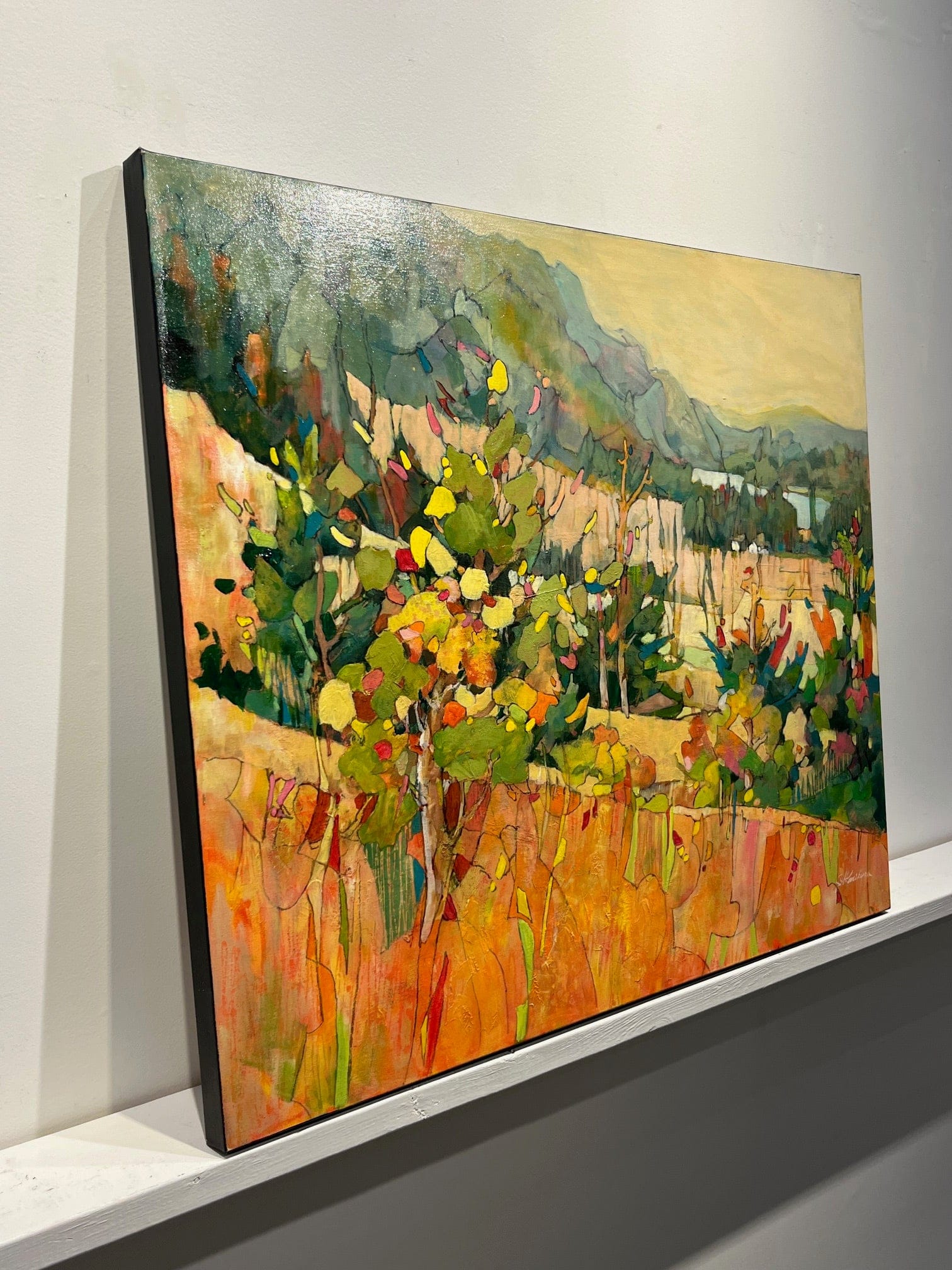 Joyce Kamikura painting Kettle Valley Art Works Gallery