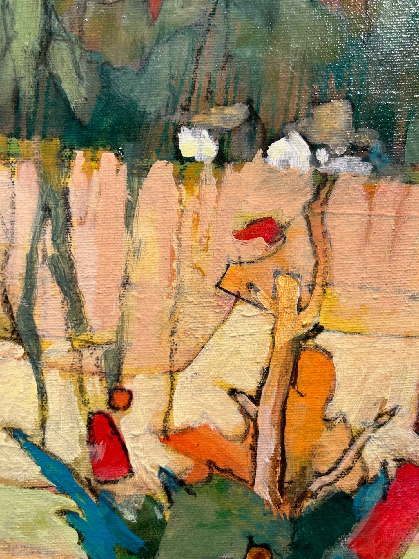 Joyce Kamikura painting Kettle Valley Art Works Gallery