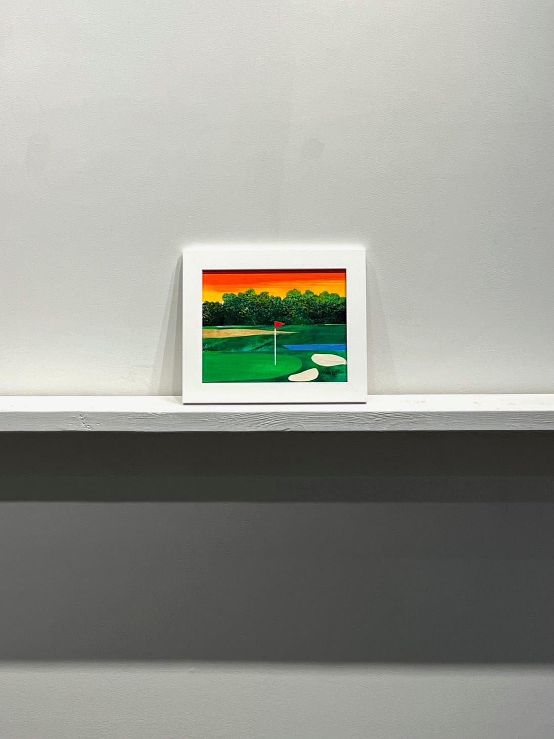 Ken Prescott painting August...The 7th, framed Art Works Gallery