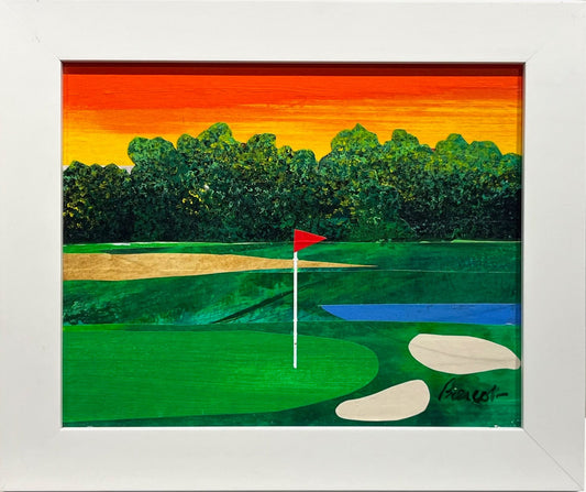 Ken Prescott painting August...The 7th, framed Art Works Gallery