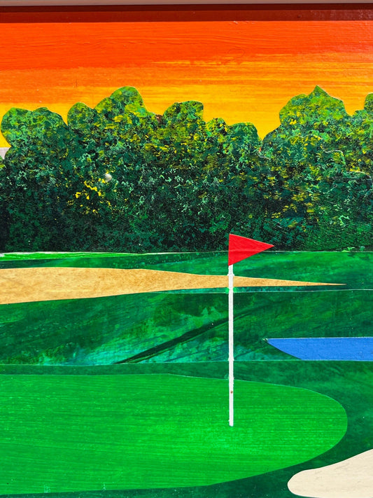 Ken Prescott painting August...The 7th, framed Art Works Gallery