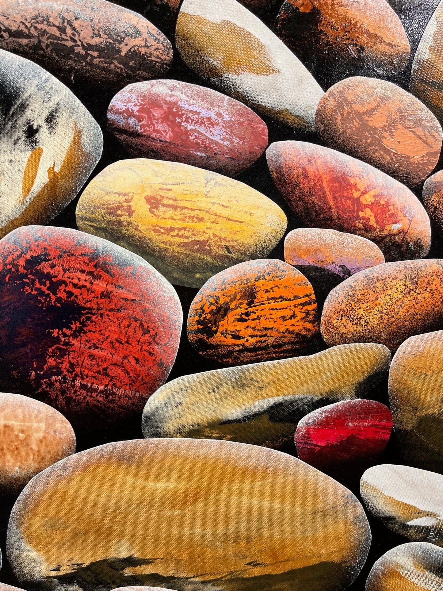 Ken Prescott painting Beach Study, framed Art Works Gallery