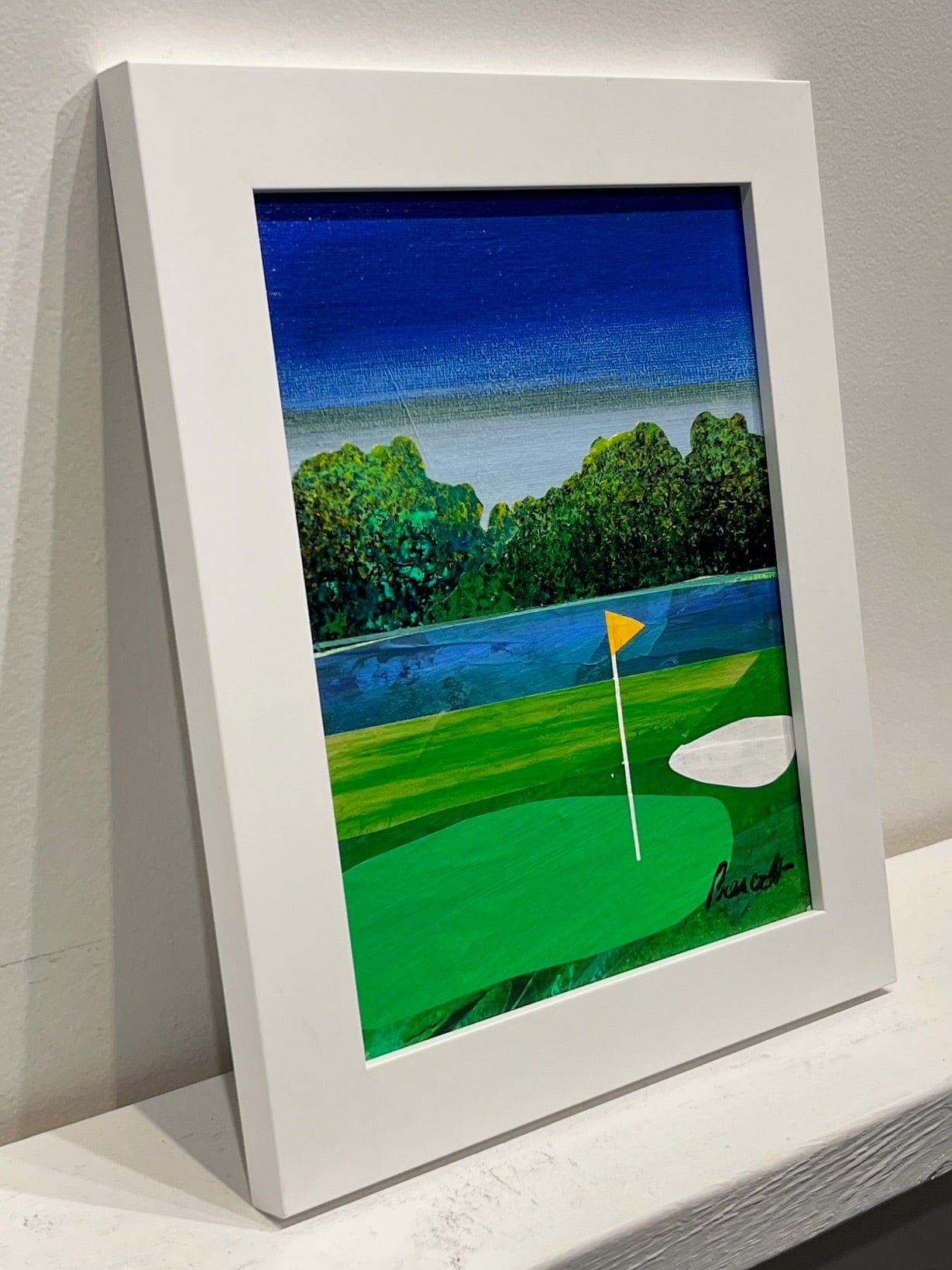 Ken Prescott painting June...The 12th, framed Art Works Gallery