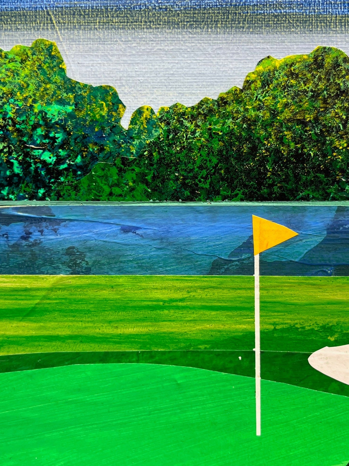 Ken Prescott painting June...The 12th, framed Art Works Gallery