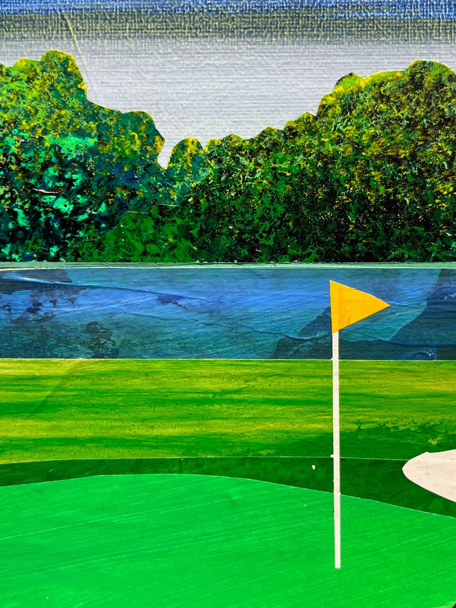 Ken Prescott painting June...The 12th, framed Art Works Gallery