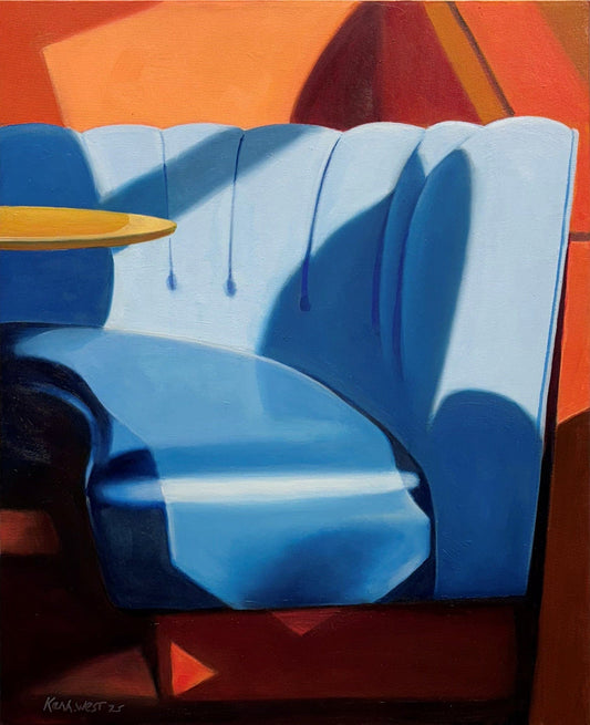 Ken West painting Warm Leatherette Art Works Gallery