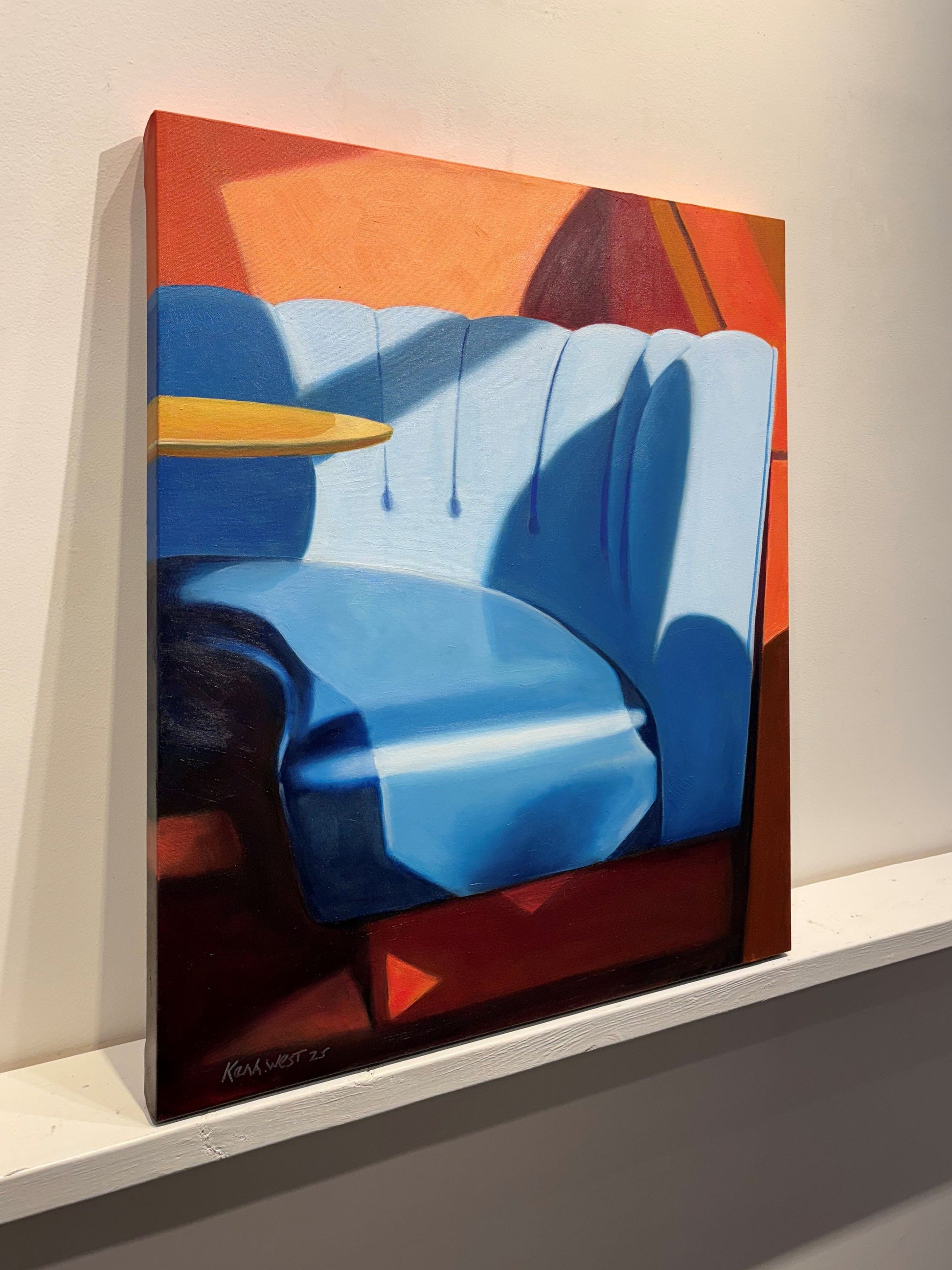 Ken West painting Warm Leatherette Art Works Gallery