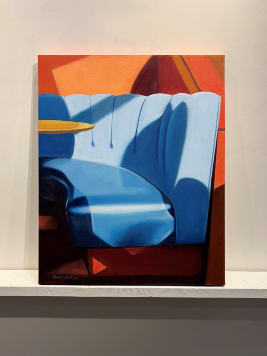 Ken West painting Warm Leatherette Art Works Gallery