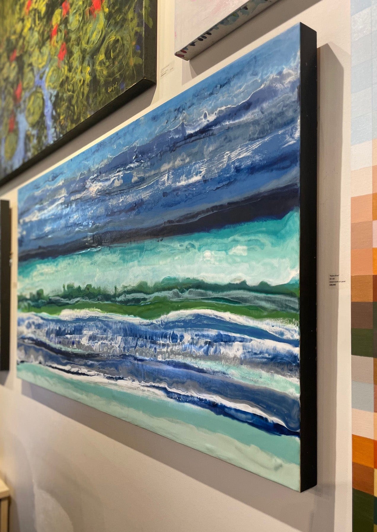 Marie Danielle Leblanc painting Nubra River Art Works Gallery
