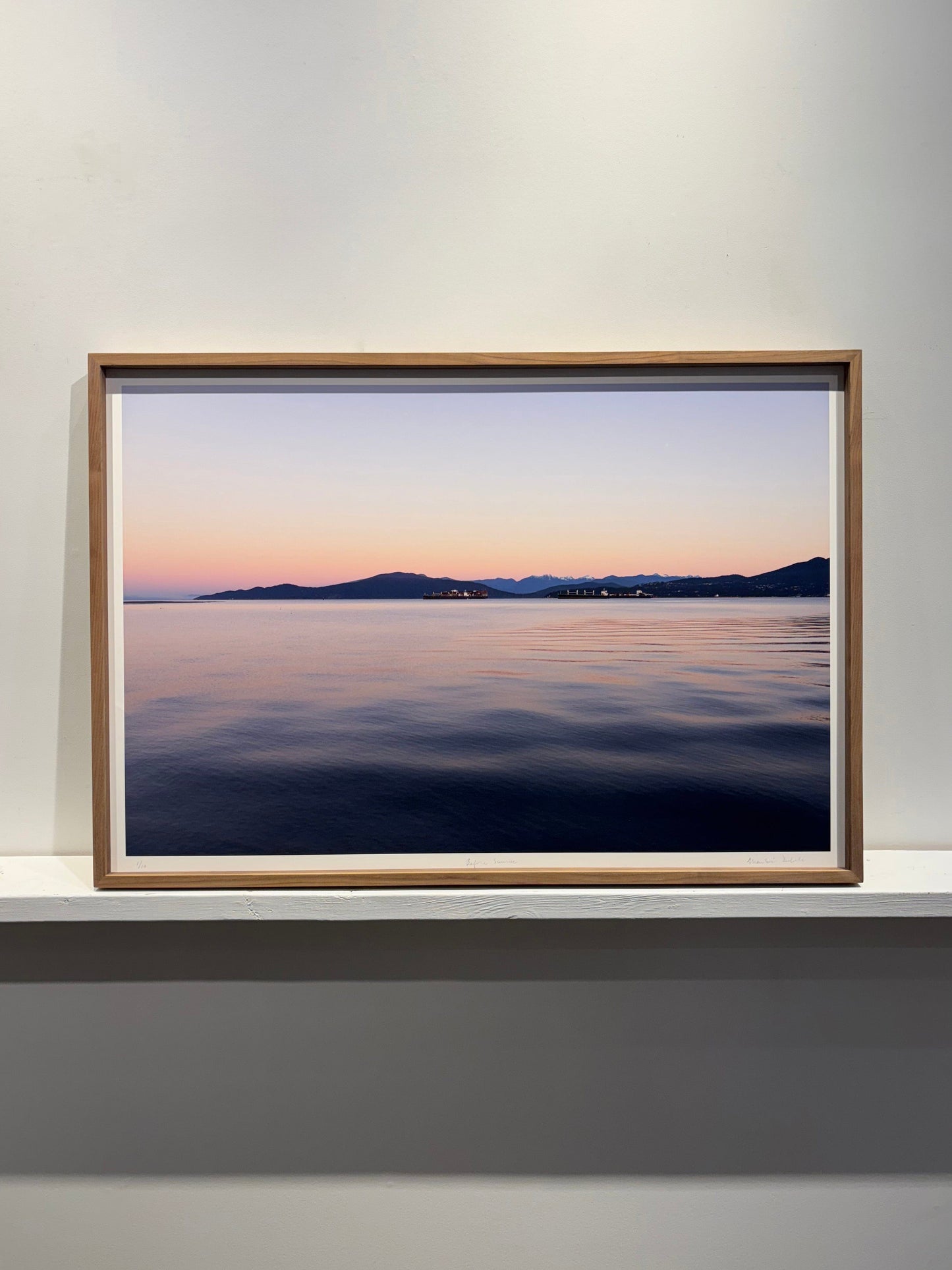Marilaine Delisle photo Before Sunrise, framed Art Works Gallery