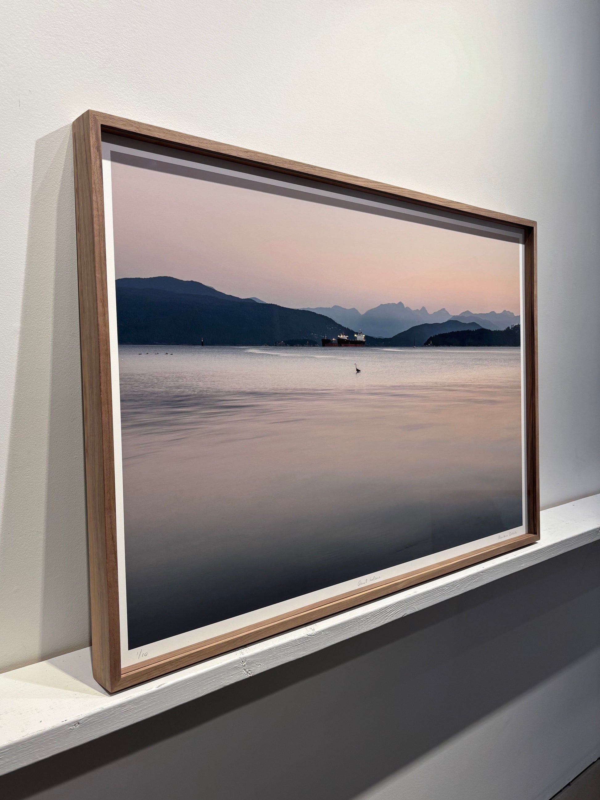 Marilaine Delisle photo Quiet Solace, framed Art Works Gallery