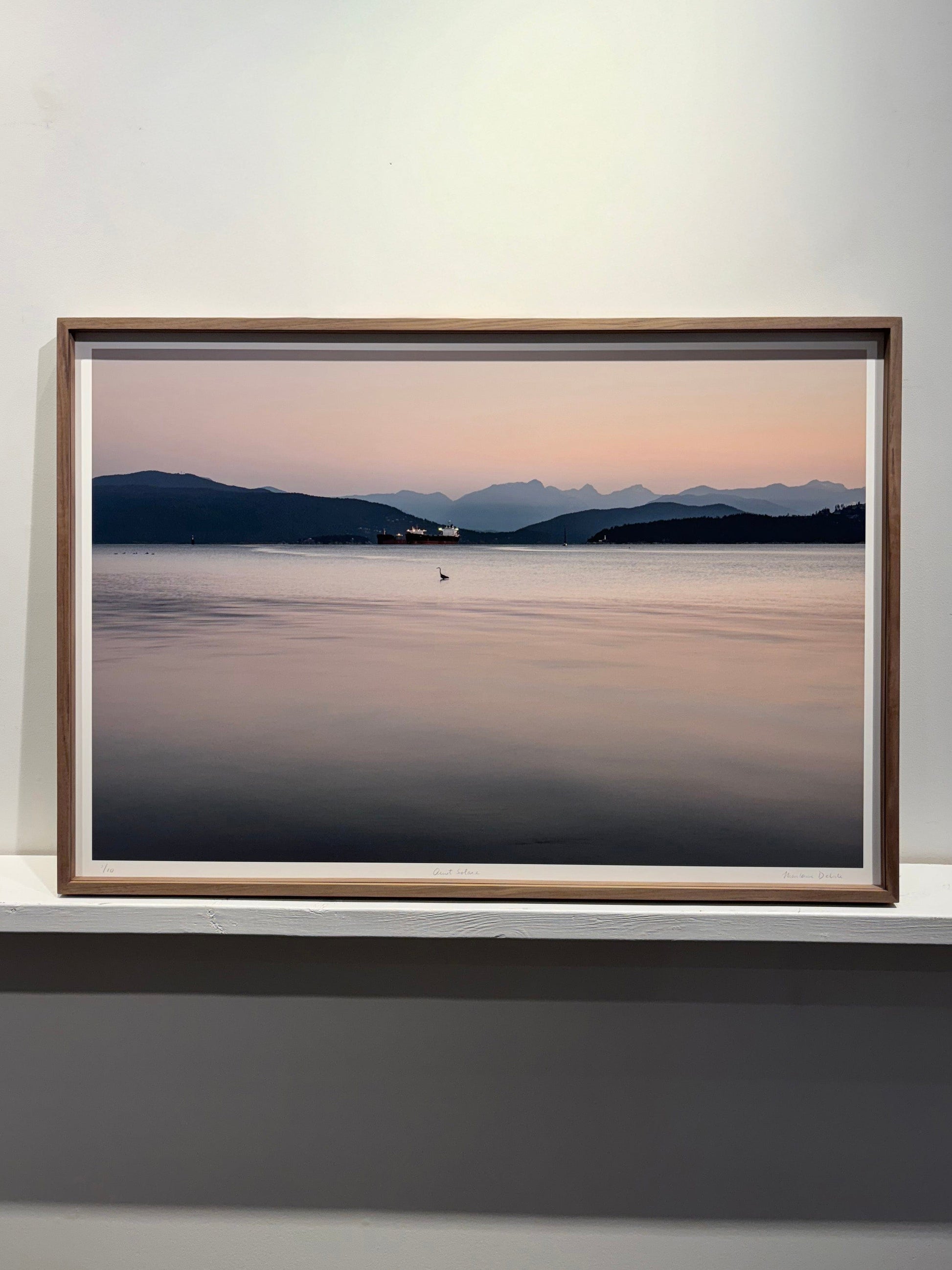 Marilaine Delisle photo Quiet Solace, framed Art Works Gallery