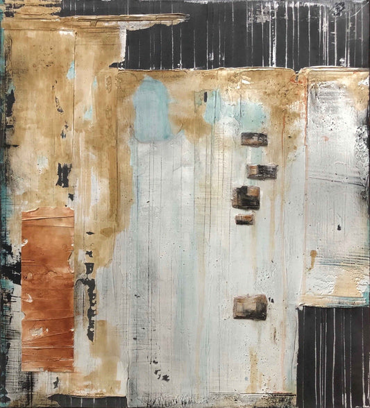 Markian Olynyk painting Composition 10.3 Art Works Gallery