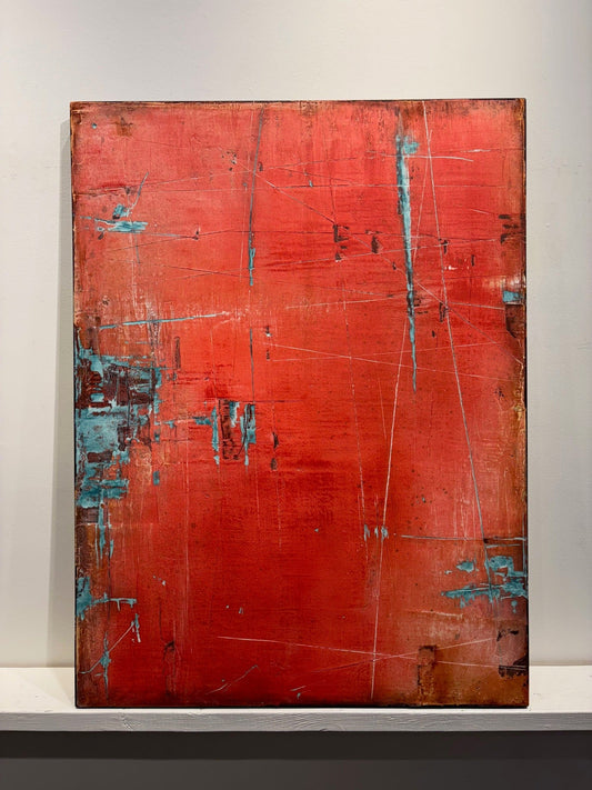 Markian Olynyk painting Red Painting 10.2 Art Works Gallery