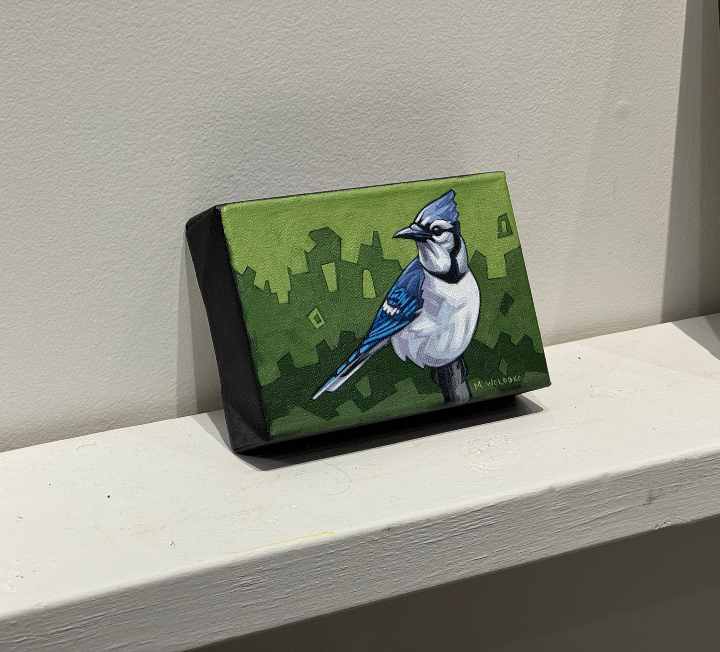 Maxine Wolodko painting Blue Jay Art Works Gallery