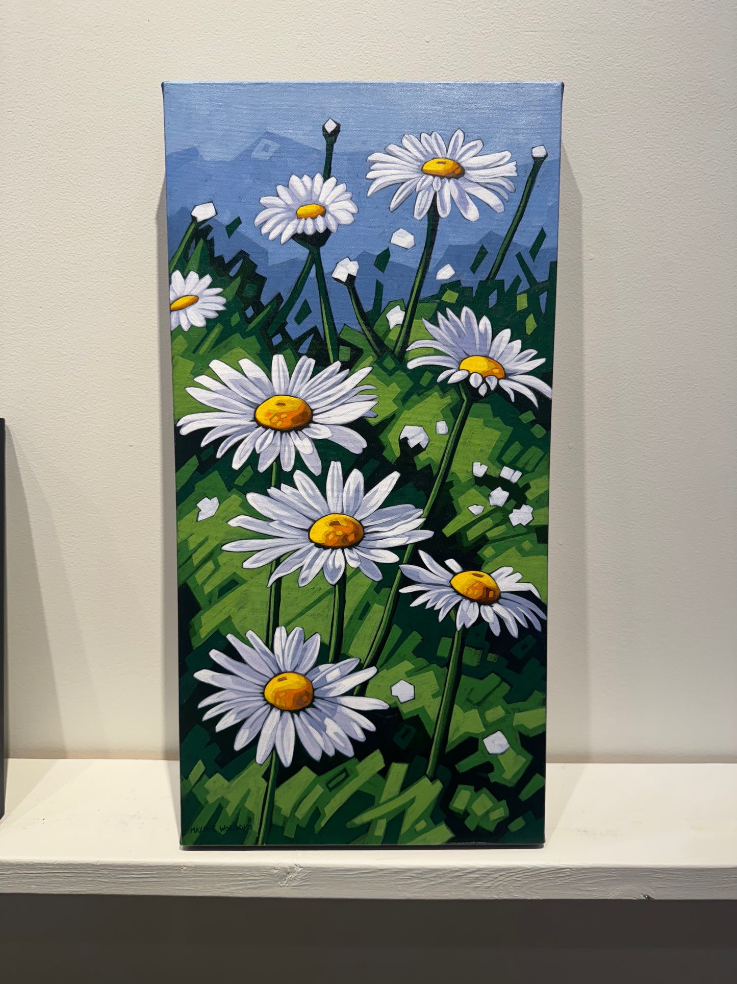 Maxine Wolodko painting Daisies Art Works Gallery