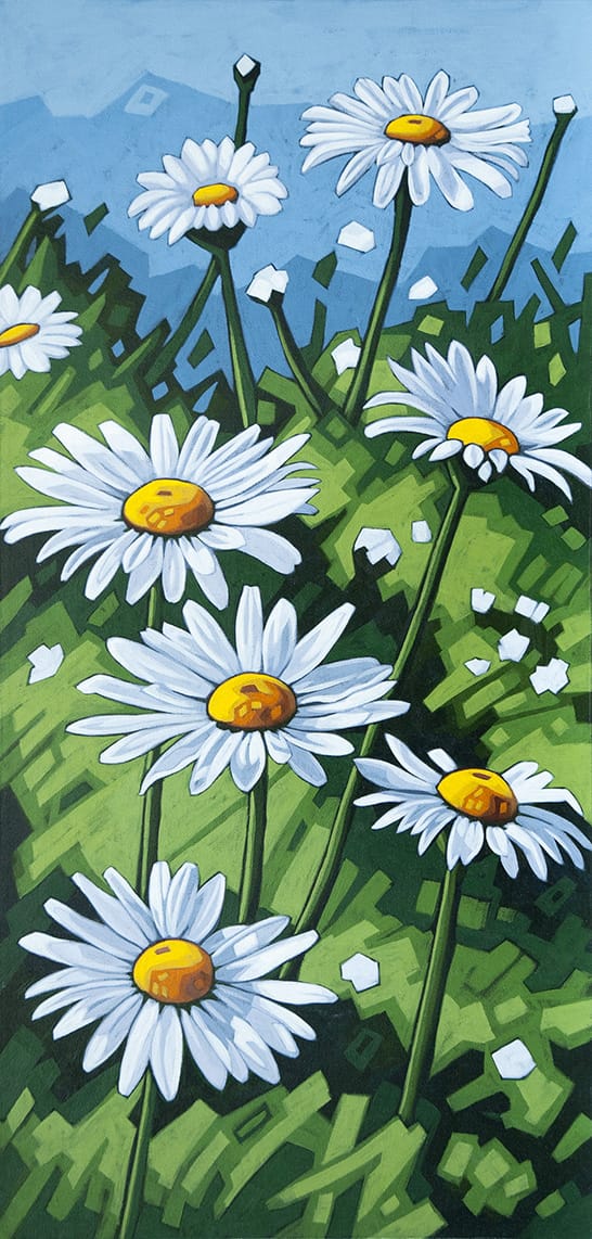 Maxine Wolodko painting Daisies Art Works Gallery