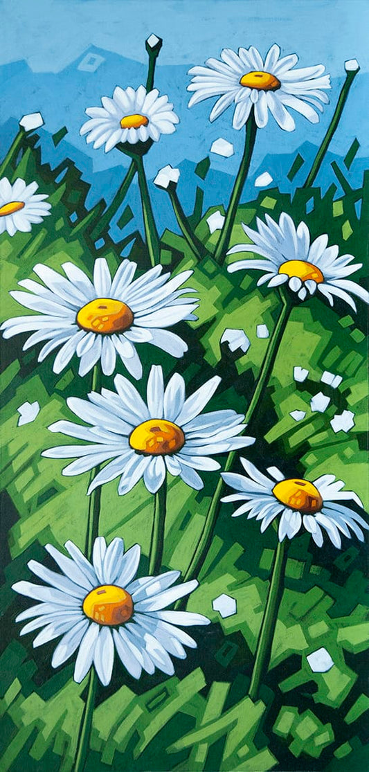 Maxine Wolodko painting Daisies Art Works Gallery