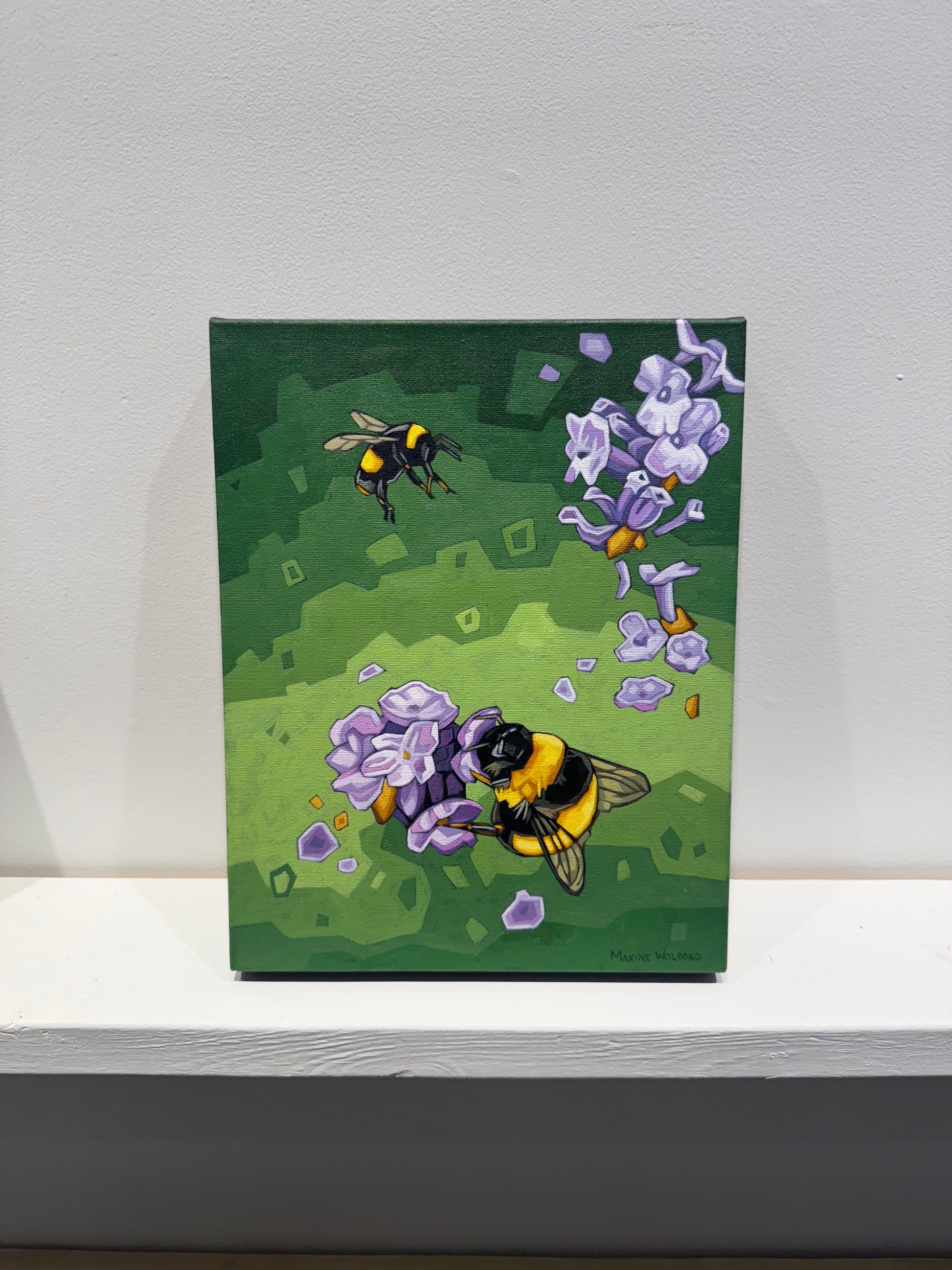 Maxine Wolodko painting Two Bees Art Works Gallery