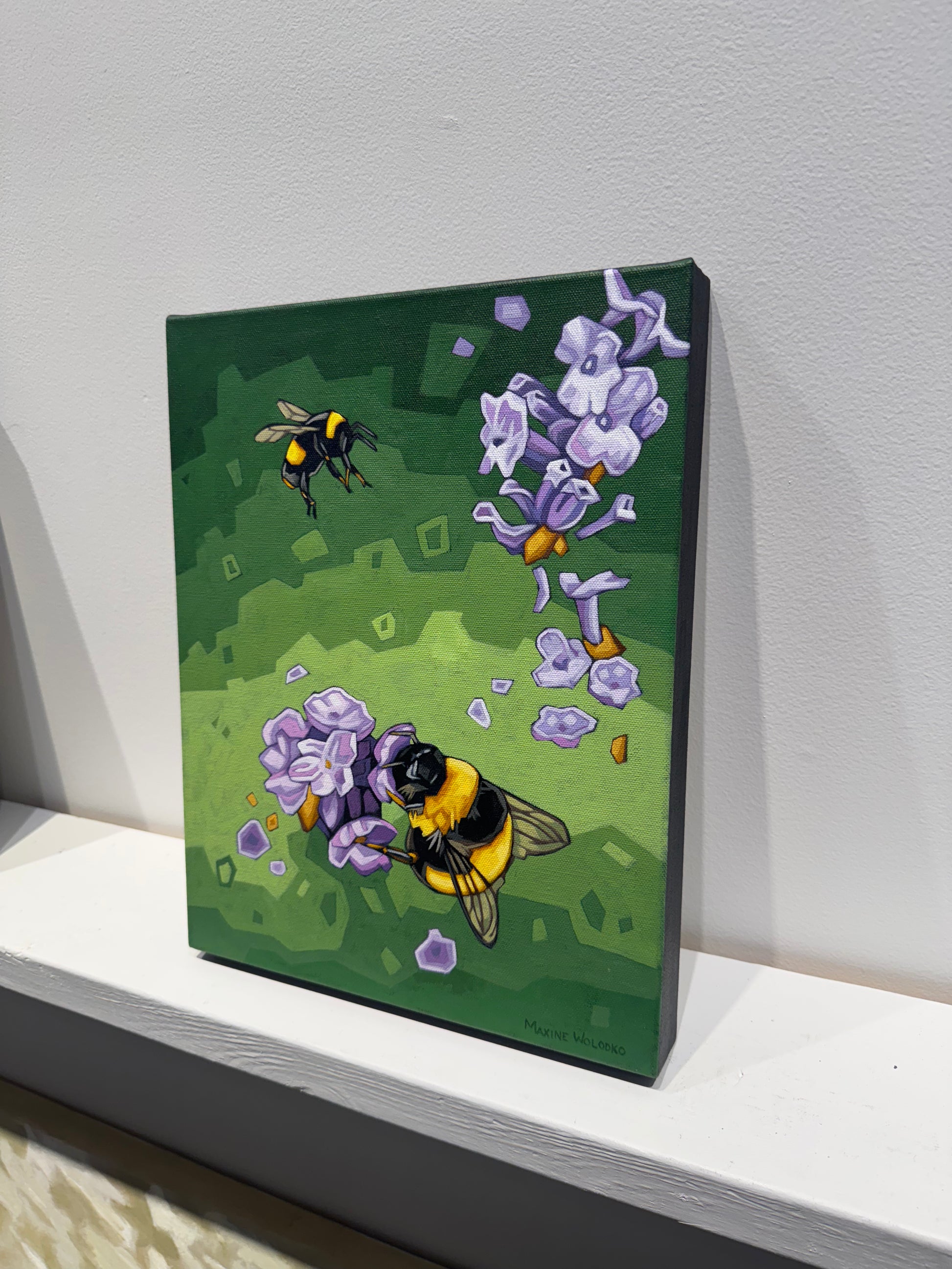 Maxine Wolodko painting Two Bees Art Works Gallery