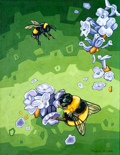 Maxine Wolodko painting Two Bees Art Works Gallery
