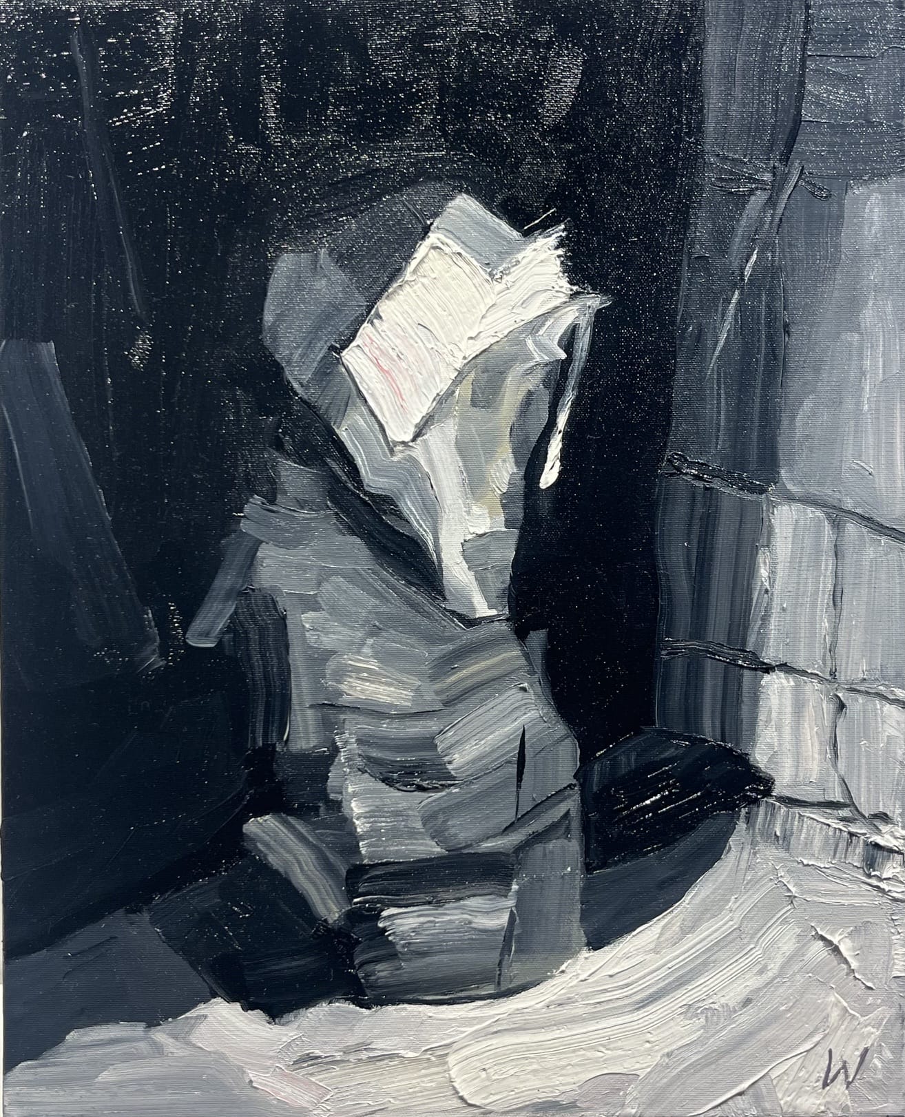 Richard Wlodarczak painting The Isolate Art Works Gallery