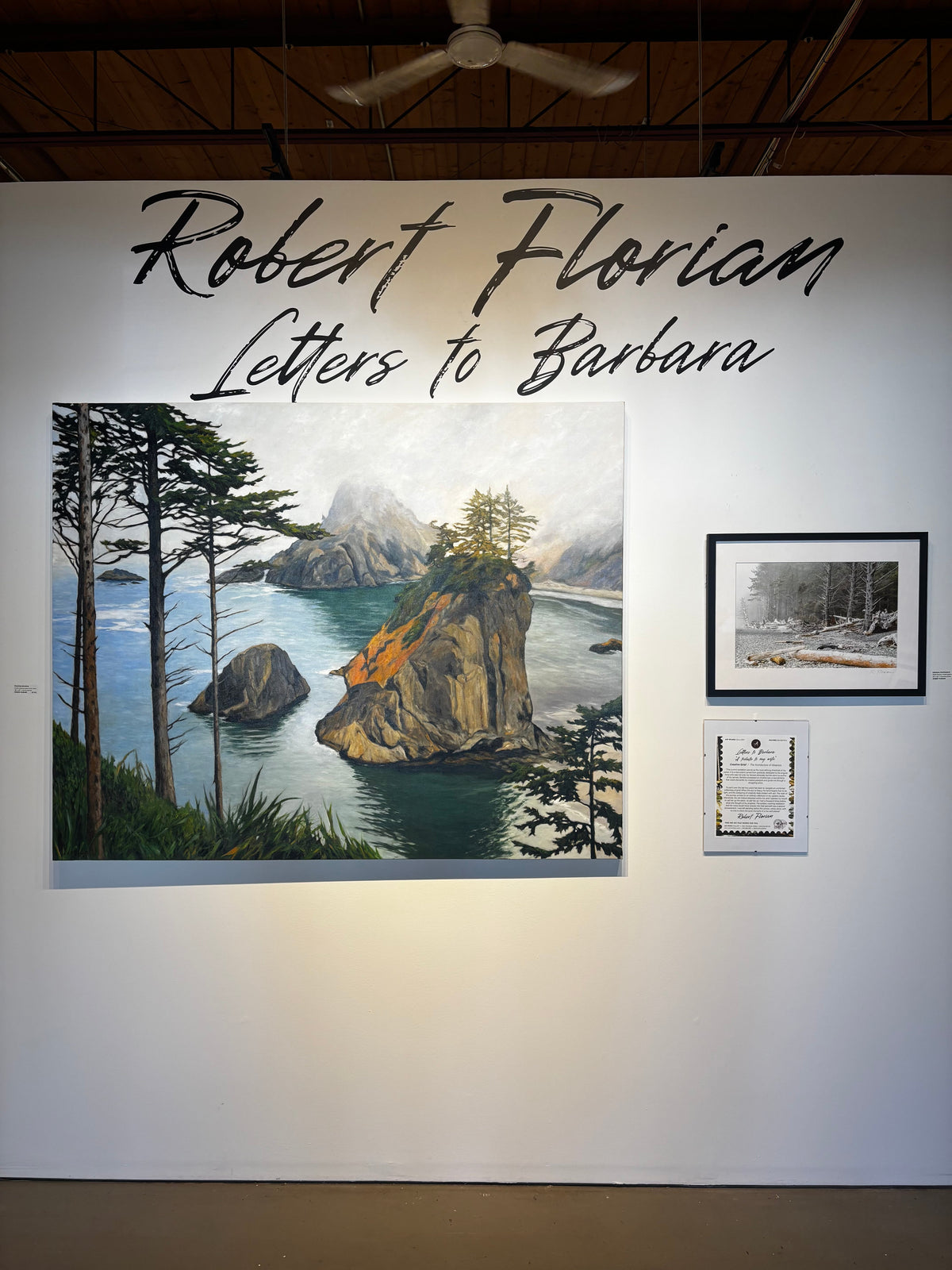 Robert Florian painting Dissolving Shorelines - Samuel H. Boardman Scenic Corridor, Oregon Art Works Gallery