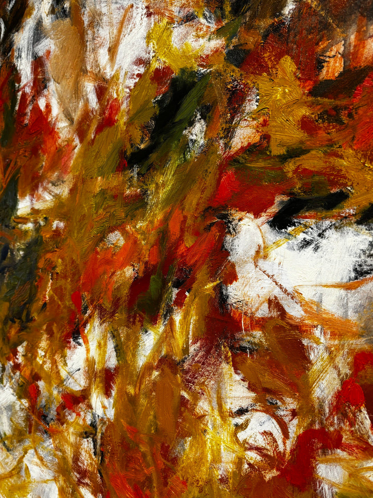 Robert Florian painting Dry Winds - Southern California, diptych Art Works Gallery