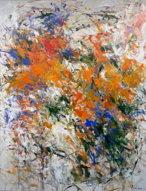 Robert Florian painting In Between The Notes Art Works Gallery