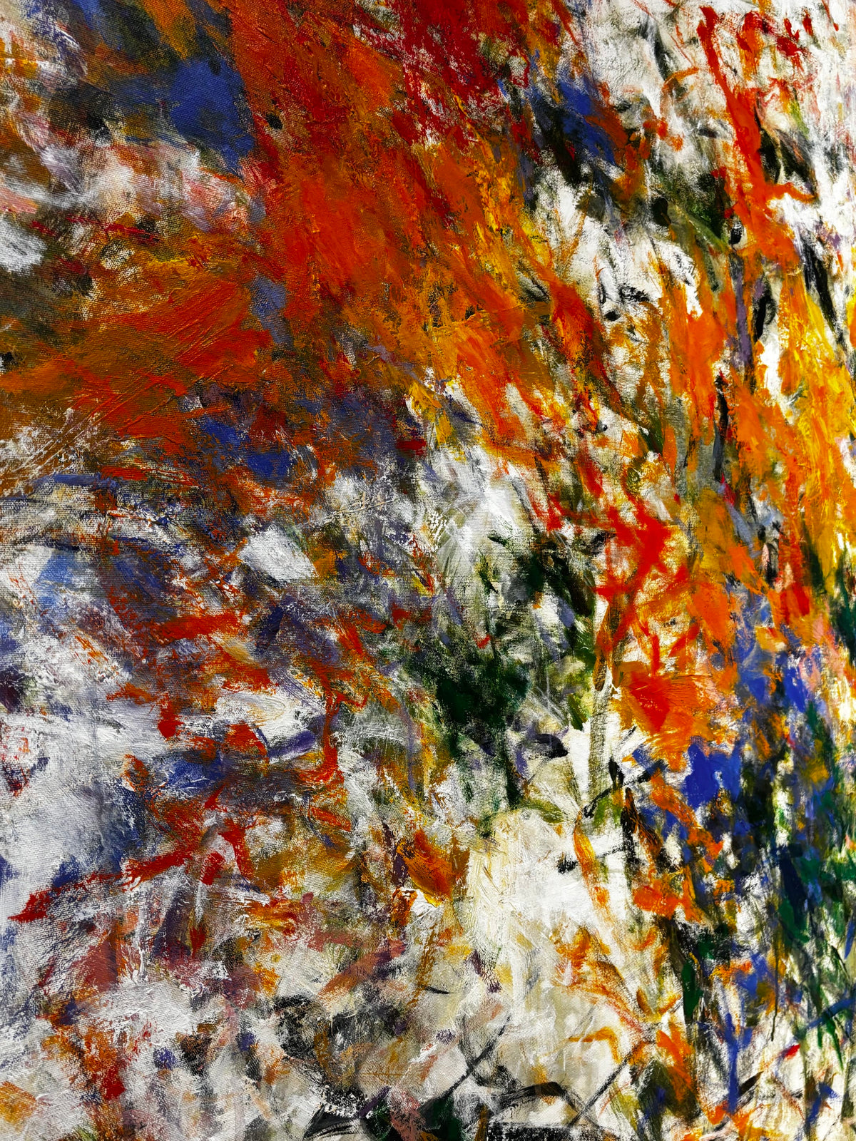 Robert Florian painting In Between The Notes Art Works Gallery