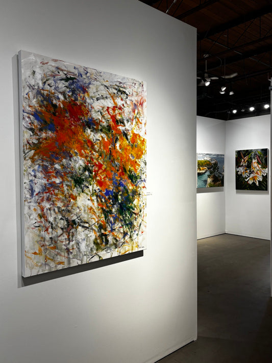 Robert Florian painting In Between The Notes Art Works Gallery
