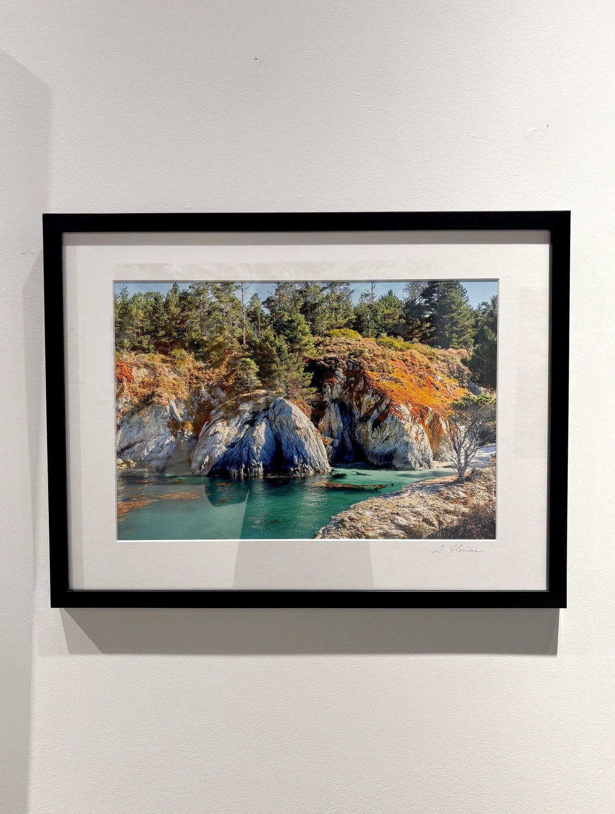 Robert Florian photo Framed Photo - China Cove, California 2025 Art Works Gallery