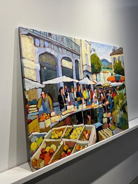 Sacha painting Marche Saint-Giron Art Works Gallery