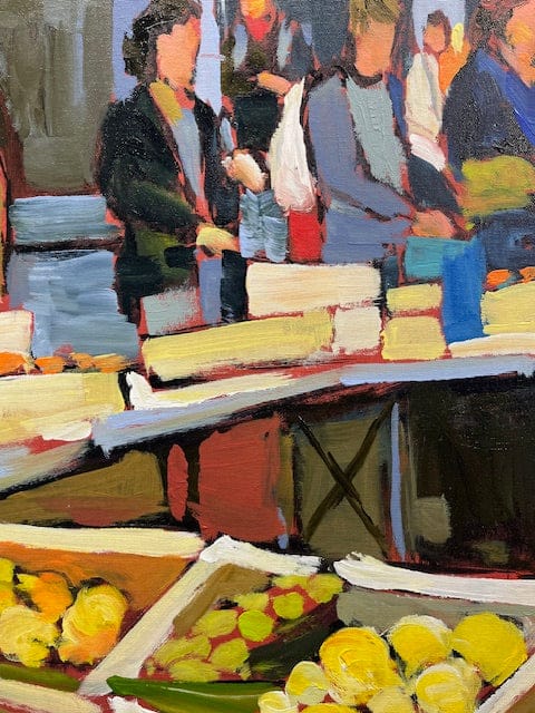 Sacha painting Marche Saint-Giron Art Works Gallery