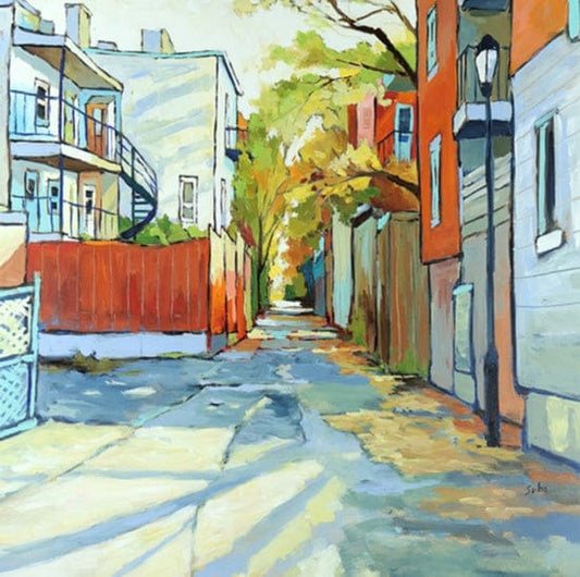 Sacha painting Ruelle D'Arches Art Works Gallery