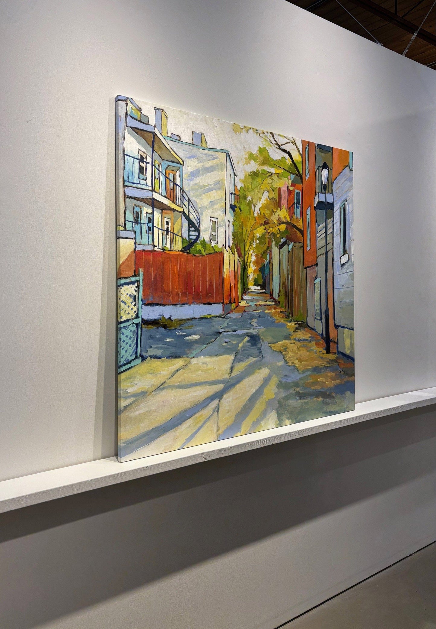 Sacha painting Ruelle D'Arches Art Works Gallery